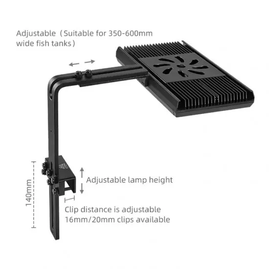 WEEK AQUA Z400 PRO RGB+UV aquarium lighting - Discus Store